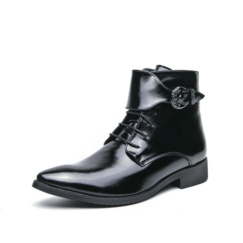 Bottines Chelsea Homme - Business Outdoor Bout Pointu Semelles Résistantes