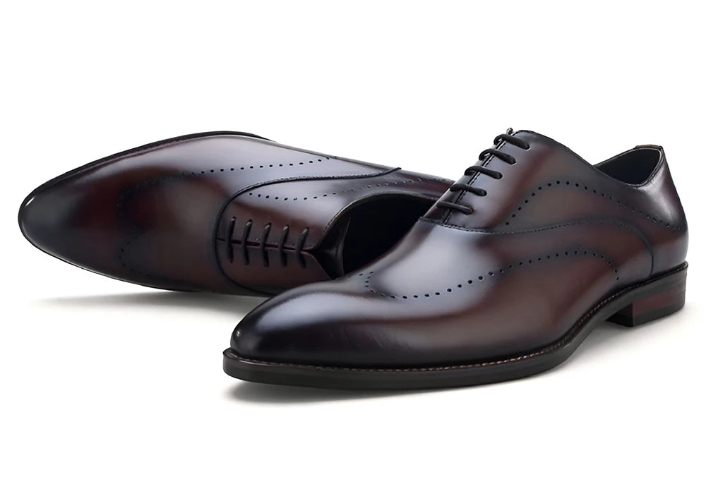 Chaussures Oxford Homme Cuir 2024 - Artisanales Business Élégantes