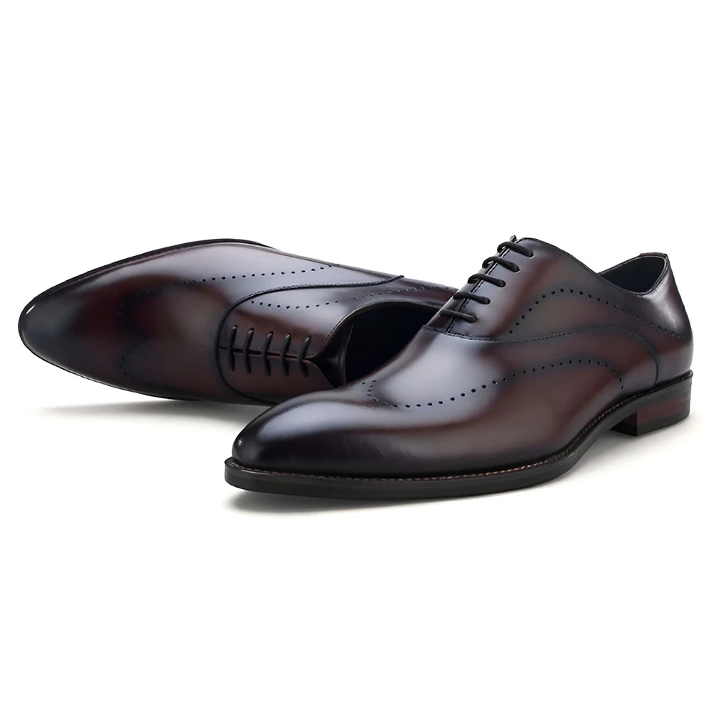 Chaussures Oxford Homme Cuir 2024 - Artisanales Business Élégantes
