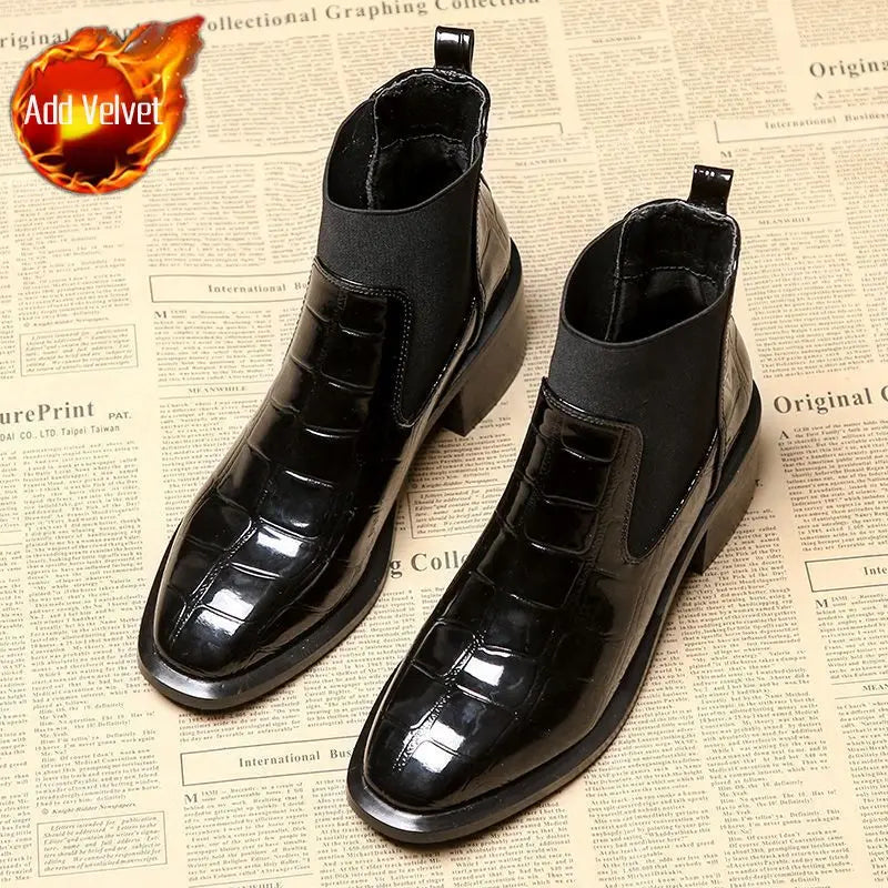 Bottines Chelsea Femme Noires - Talons Moyens Élégantes Tendance 2025