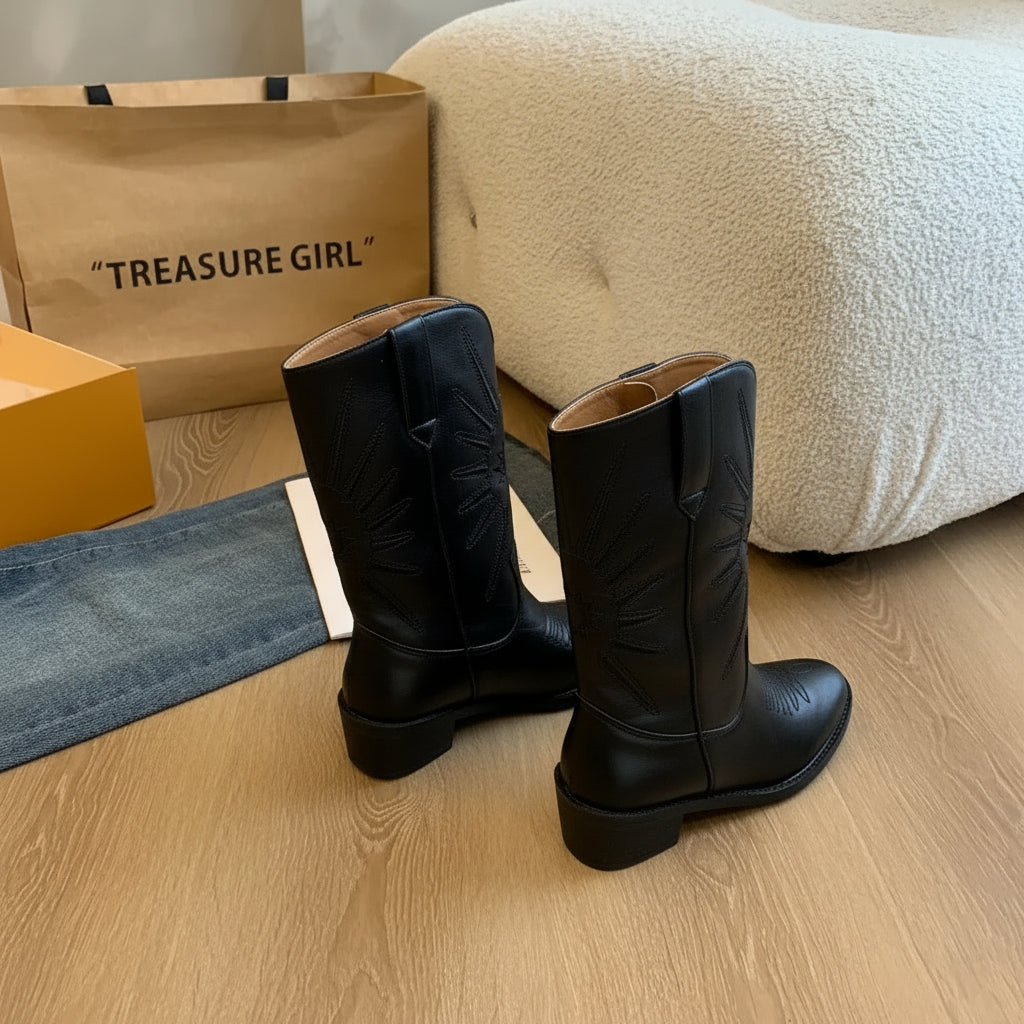 Bottines Femme Talons Moyens - Fashion Hiver 2024 Élégantes Sexy