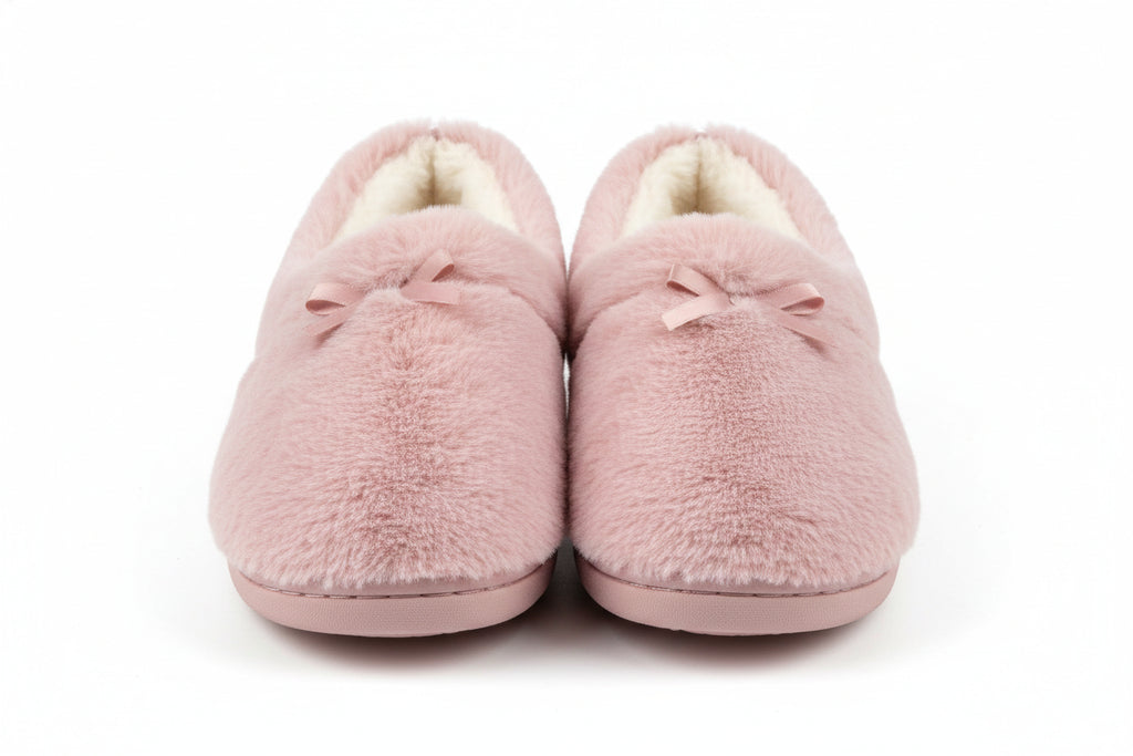 Pantoufles Hiver Femme - Intérieur Peluche Antidérapantes Chaudes