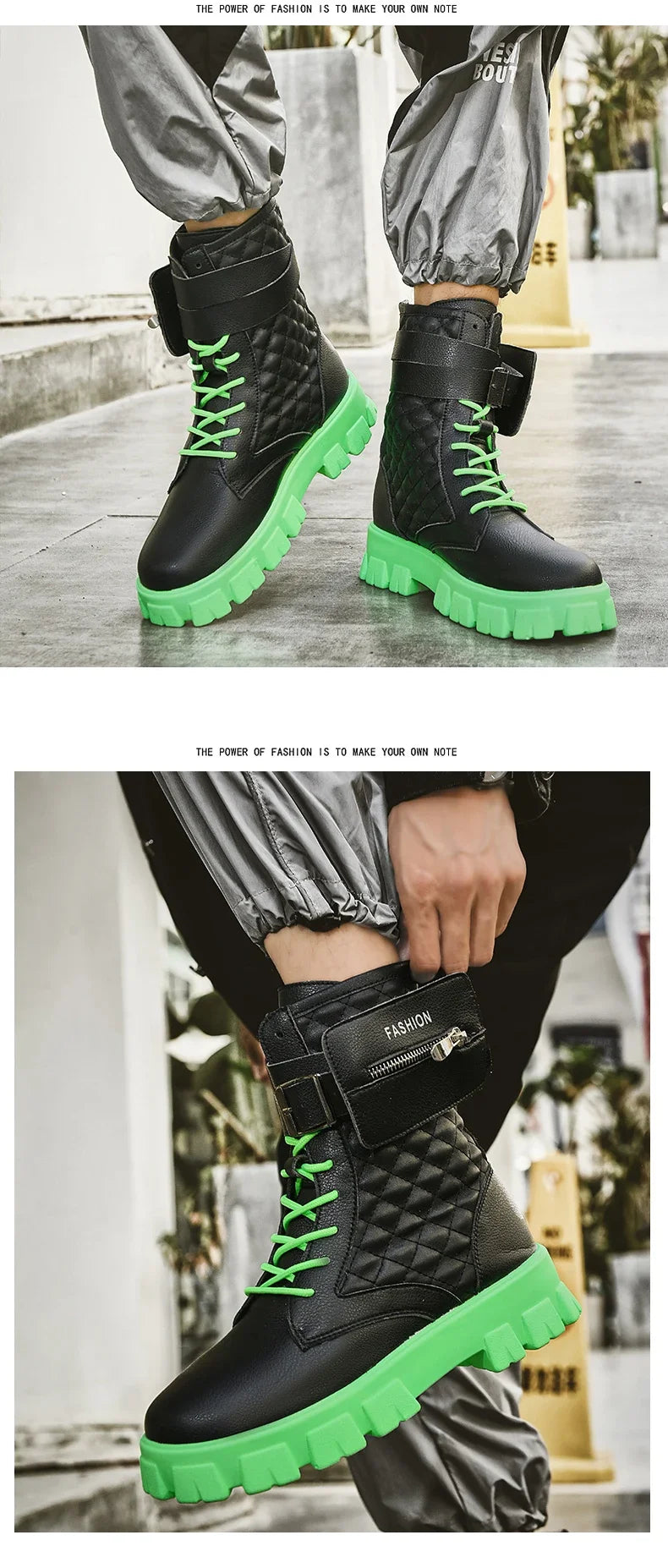 Bottines Homme Casual Hiver - Sneakers Montantes Zip Confort