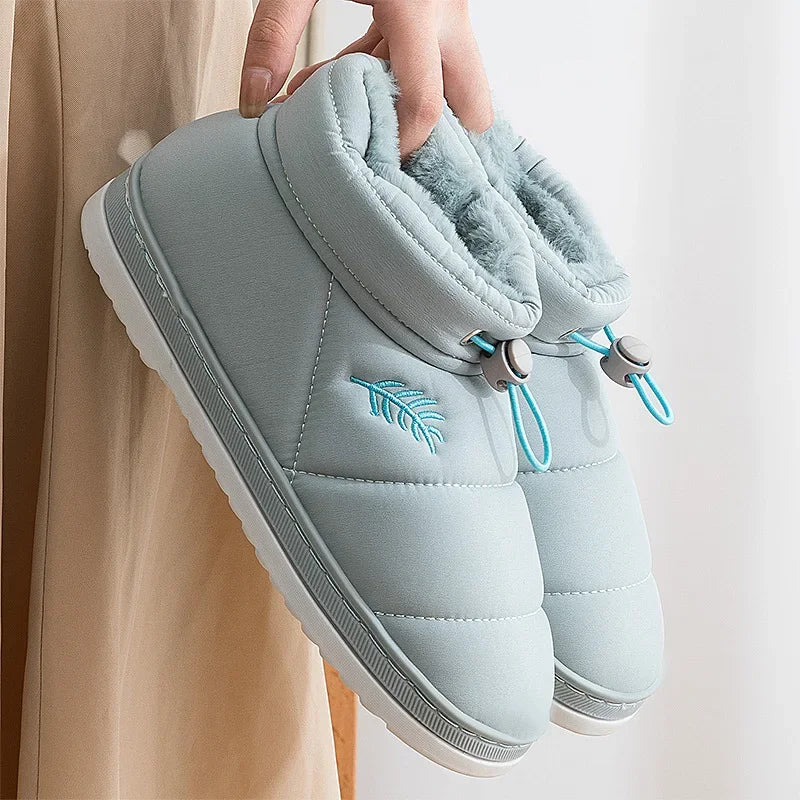 Bottes Neige Femme Hiver - Imperméables Fourrées Chaudes Confort