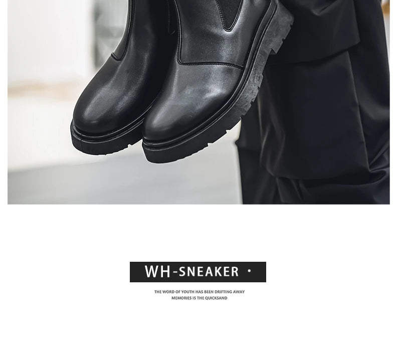 Bottines Chelsea Homme 2025 - Plateforme Outdoor Antidérapantes Printemps