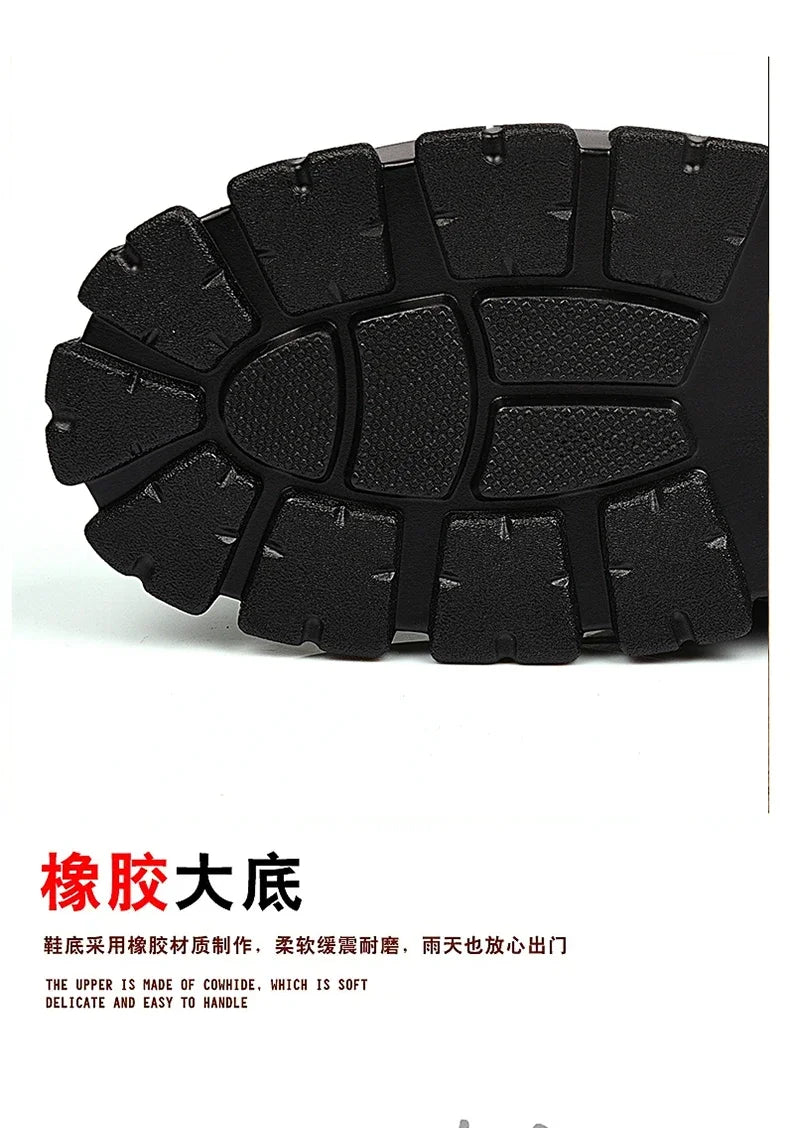 Bottines Homme Casual Hiver - Sneakers Montantes Zip Confort