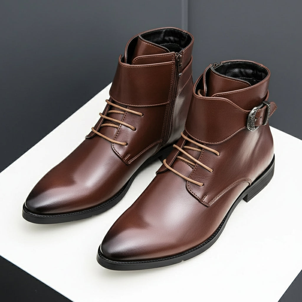 Bottines Chelsea Homme - Business Outdoor Bout Pointu Semelles Résistantes