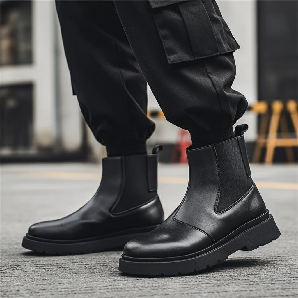 Bottines Chelsea Homme 2025 - Plateforme Outdoor Antidérapantes Printemps