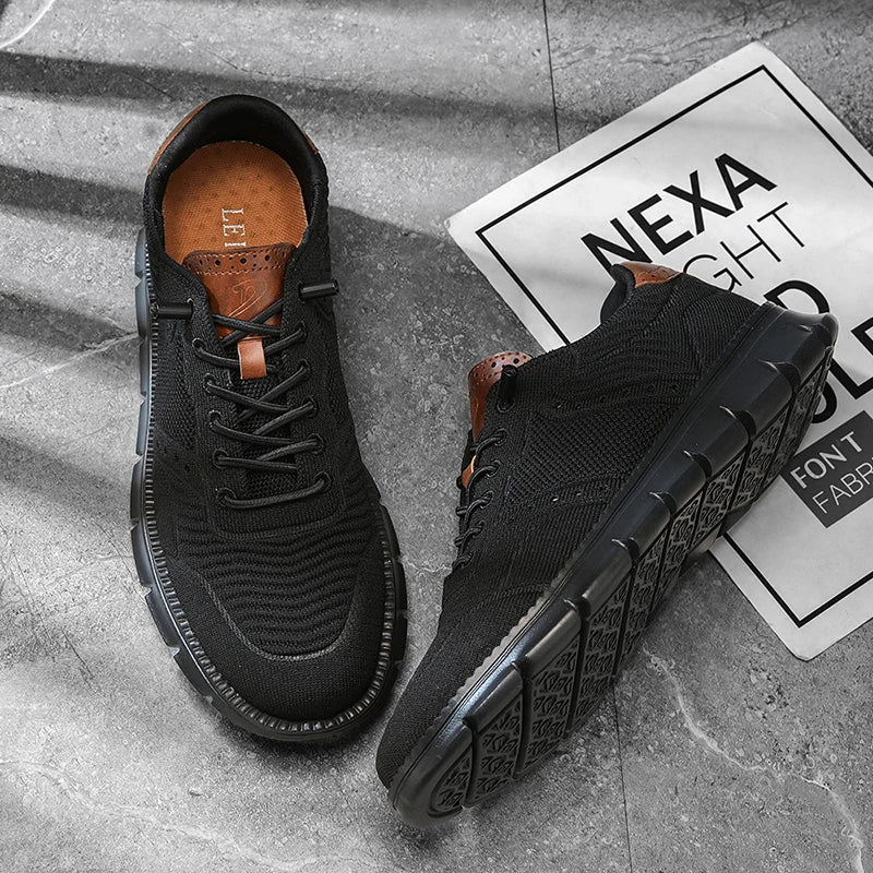 Brogues Homme Style Britannique - Mocassins Casual Respirants Été