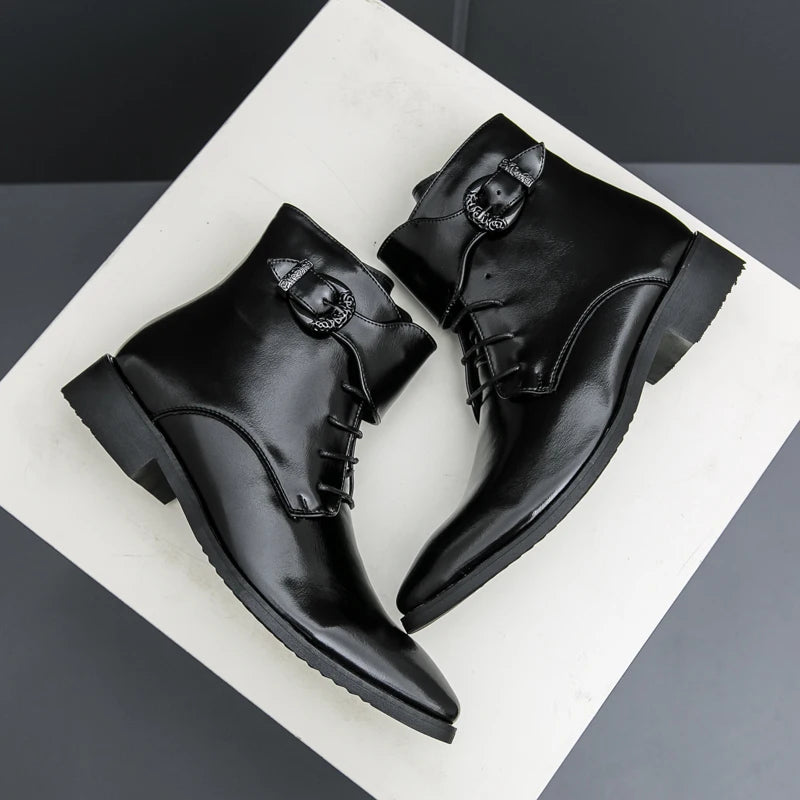 Bottines Chelsea Homme - Business Outdoor Bout Pointu Semelles Résistantes