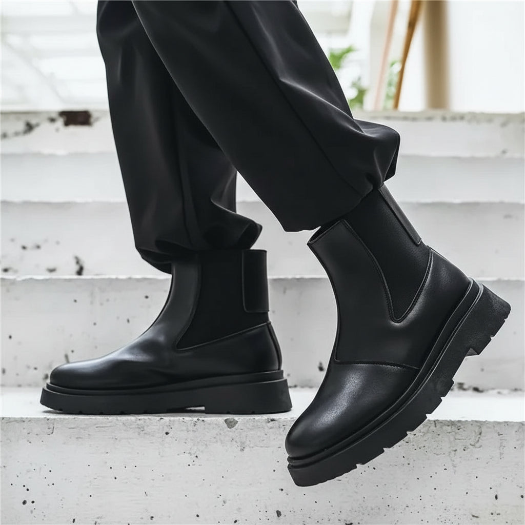Bottines Chelsea Homme 2025 - Plateforme Outdoor Antidérapantes Printemps