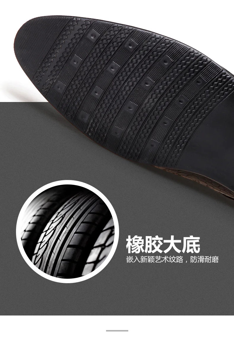 Chaussures Oxford Homme Mariage - Cuir Verni Bout Pointu Luxe