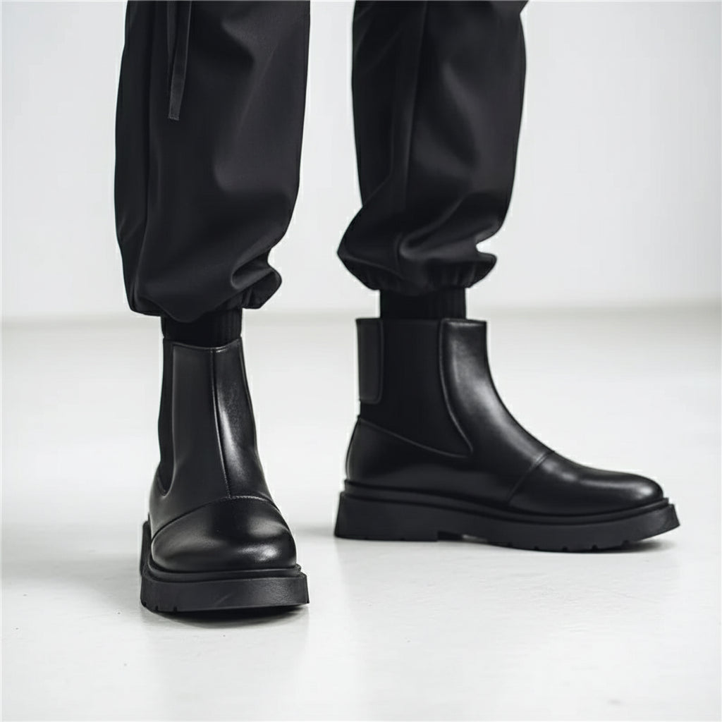 Bottines Chelsea Homme 2025 - Plateforme Outdoor Antidérapantes Printemps