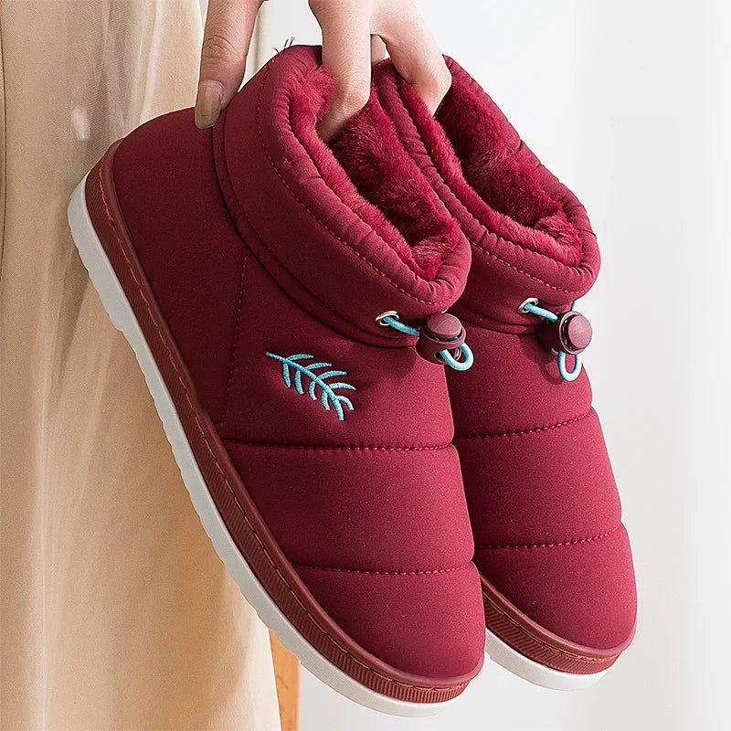 Bottes Neige Femme Hiver - Imperméables Fourrées Chaudes Confort