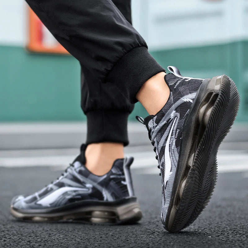 Baskets Homme Basketball - Coussin Air Antidérapantes Outdoor