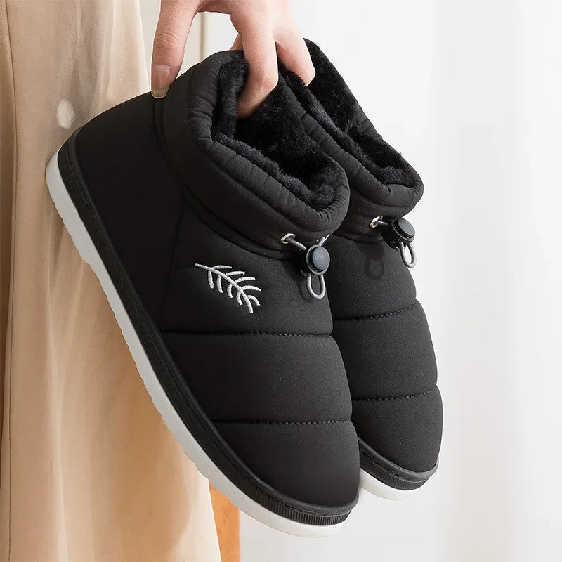 Bottes Neige Femme Hiver - Imperméables Fourrées Chaudes Confort