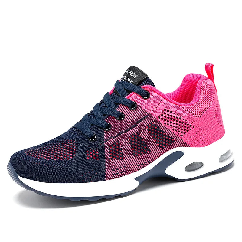 Sneakers Femme Été Coussin Air - Plateforme Mesh Respirantes Légères