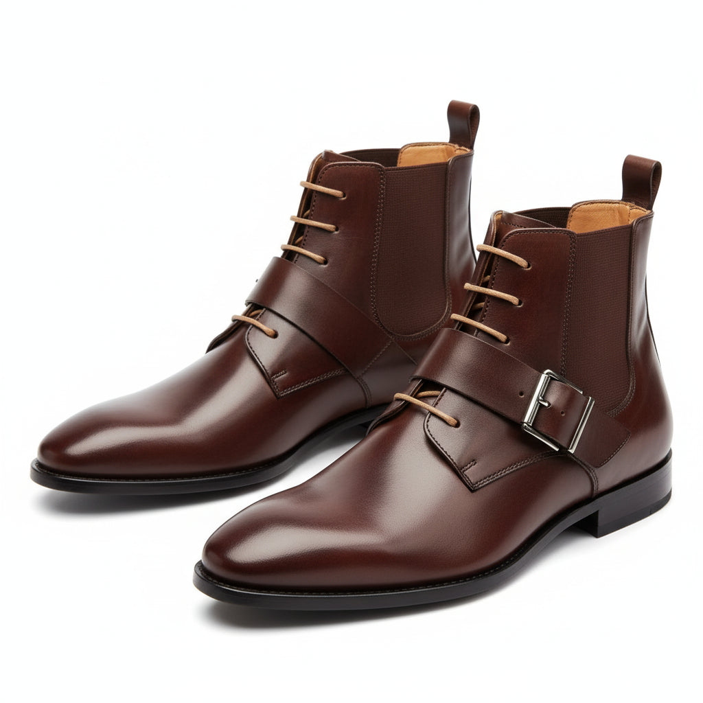 Bottines Chelsea Homme - Business Outdoor Bout Pointu Semelles Résistantes