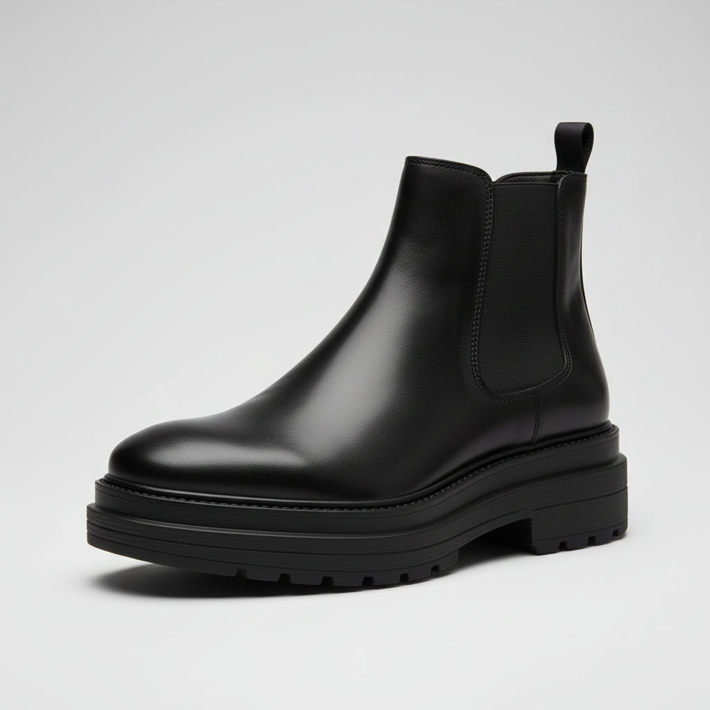 Bottines Chelsea Homme - Business Casual Plateforme Bureau Formelles
