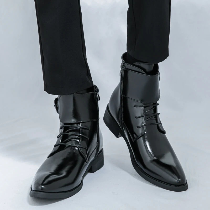 Bottines Chelsea Homme - Business Outdoor Bout Pointu Semelles Résistantes