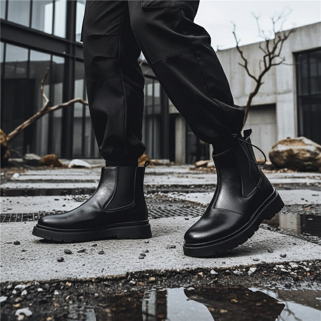 Bottines Chelsea Homme 2025 - Plateforme Outdoor Antidérapantes Printemps