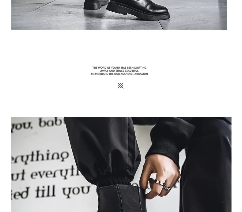 Bottines Chelsea Homme 2025 - Plateforme Outdoor Antidérapantes Printemps