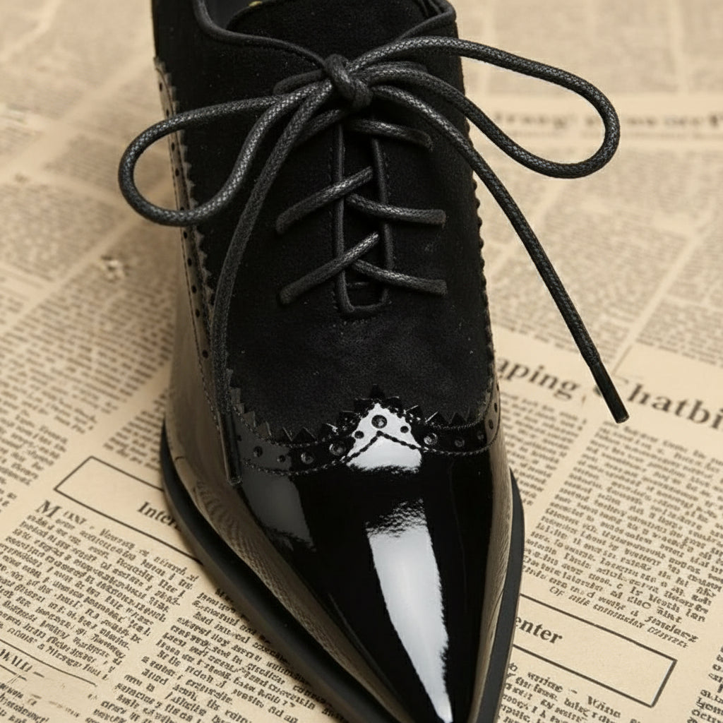 Escarpins Femme Talons Hauts - Luxe Bout Pointu Lacets 2025