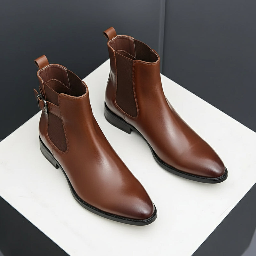 Bottines Chelsea Homme - Business Outdoor Bout Pointu Semelles Résistantes