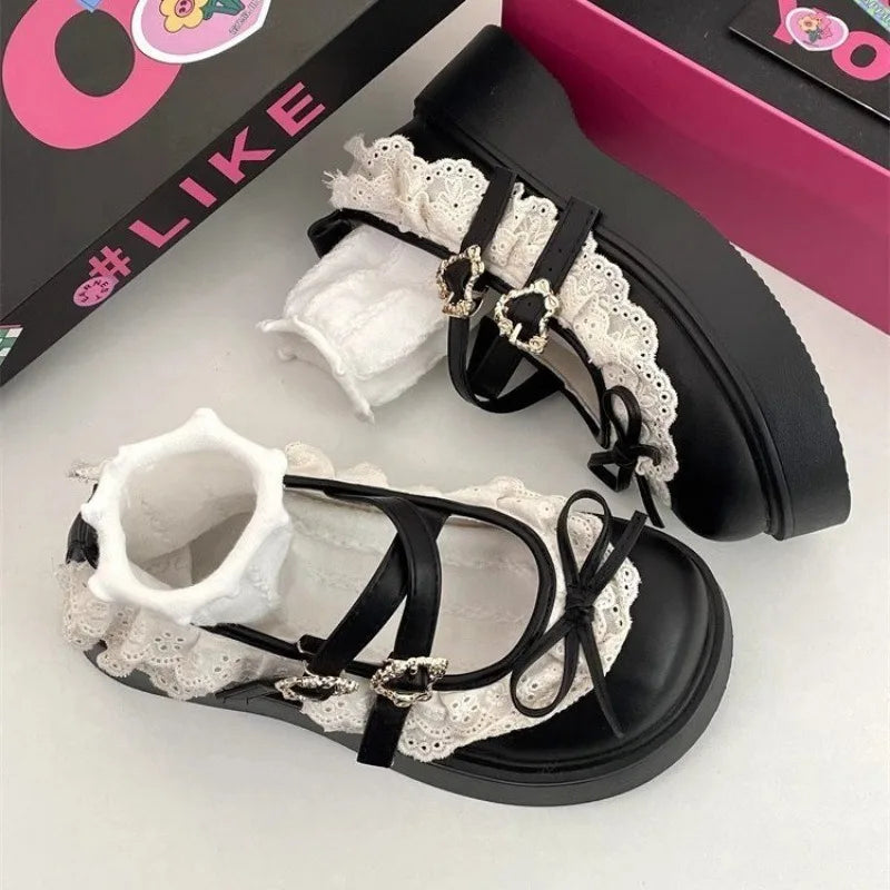 Mary Jane Femme Lolita - Escarpins Talons Compensés Élégants Cosplay