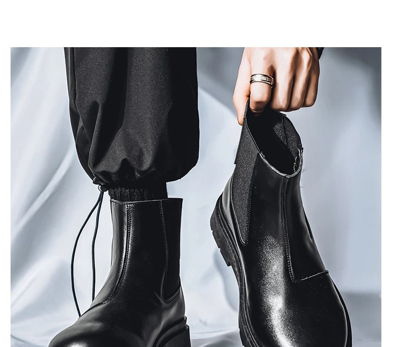 Bottines Chelsea Homme 2025 - Plateforme Outdoor Antidérapantes Printemps
