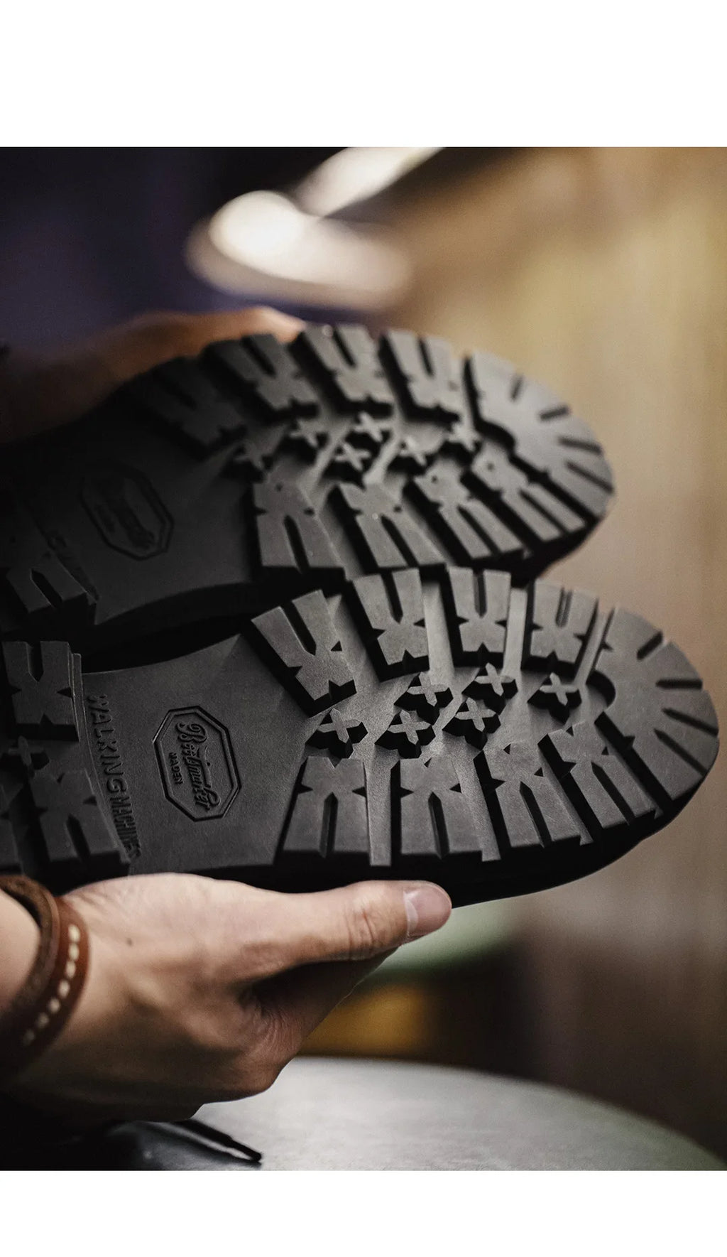 Bottes Homme Mi-Mollet Noires - Fourrées Travail Outdoor Rétro