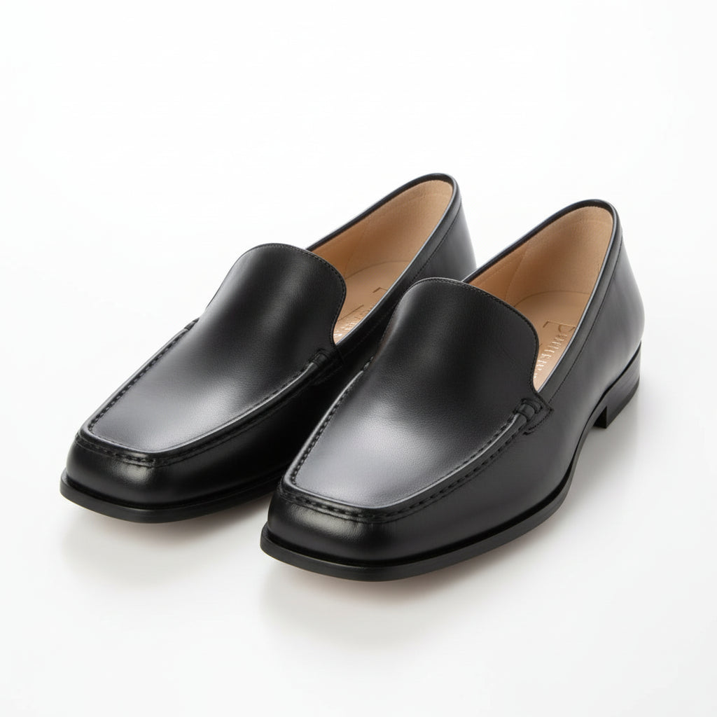 Mocassins Femme Cuir - Bout Carré Confort Marche Hiver 2025