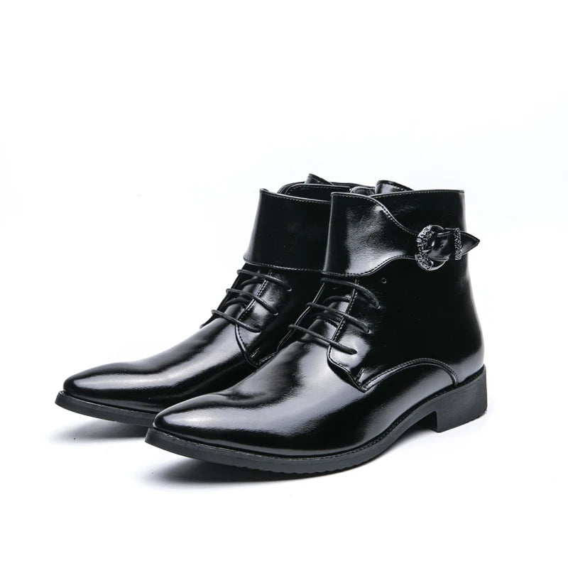 Bottines Chelsea Homme - Business Outdoor Bout Pointu Semelles Résistantes