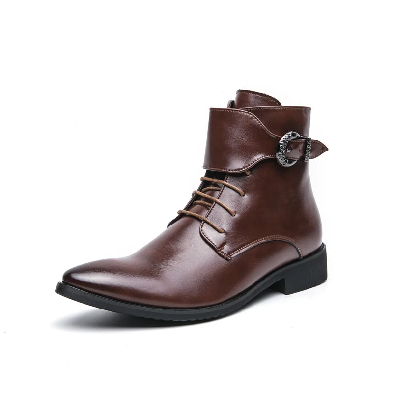 Bottines Chelsea Homme - Business Outdoor Bout Pointu Semelles Résistantes
