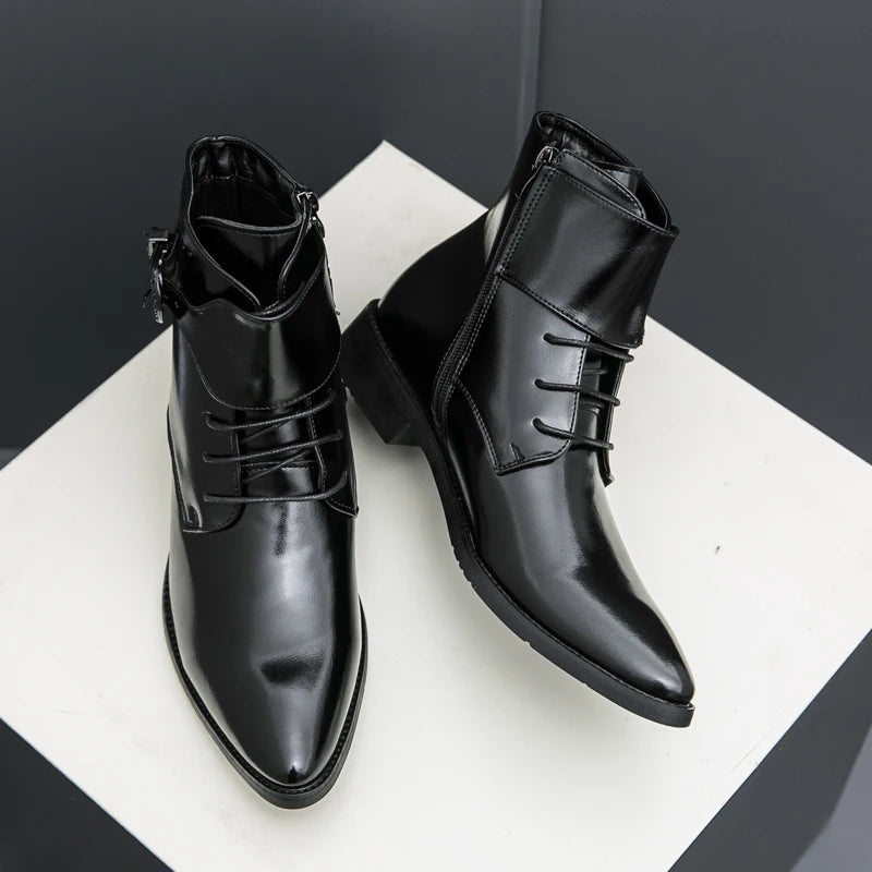 Bottines Chelsea Homme - Business Outdoor Bout Pointu Semelles Résistantes