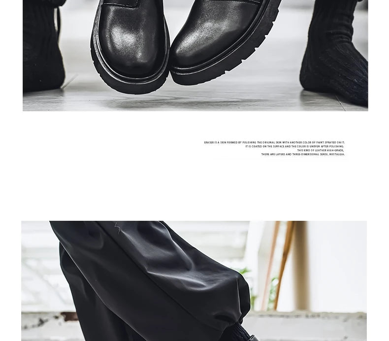 Bottines Chelsea Homme 2025 - Plateforme Outdoor Antidérapantes Printemps